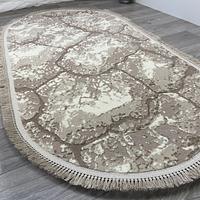 Килим з комбінованим ворсом и термоусадкой Glacia BEIGE 08148A