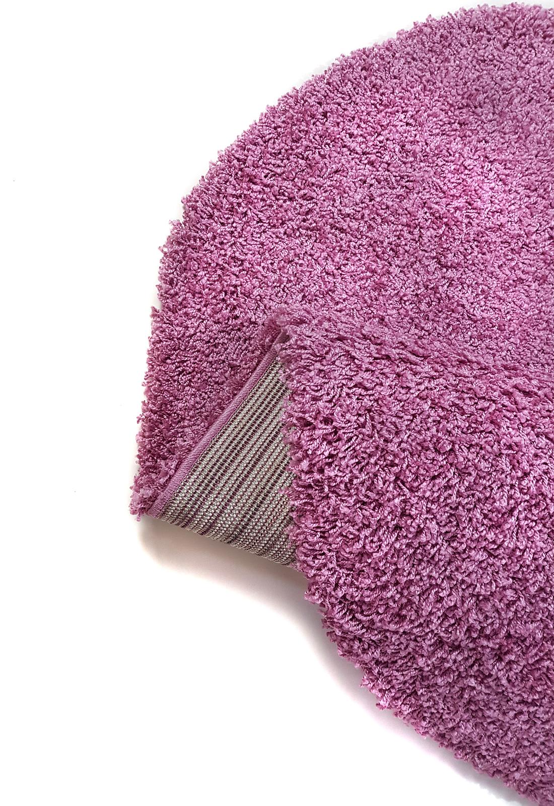 Пухнастий килим Plumis Lux DARK PINK 6365A