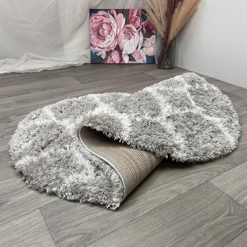 Пухнастий килим Quietis Gray P543A