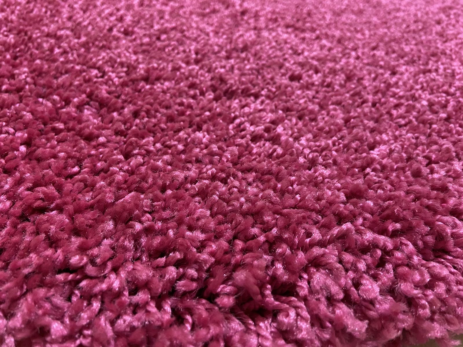 Пухнастий килим Plumis Lux PINK 6365A