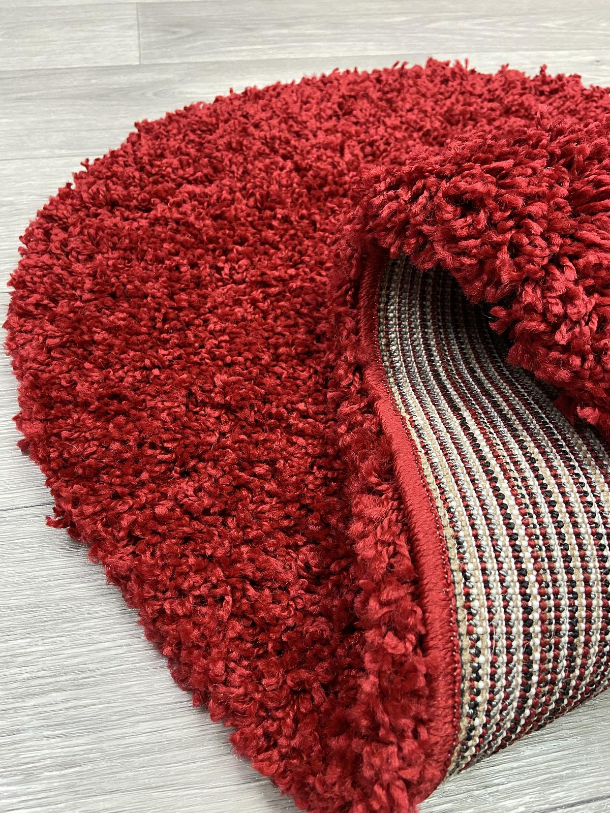 Пухнастий килим Plumis Lux RED 6365A