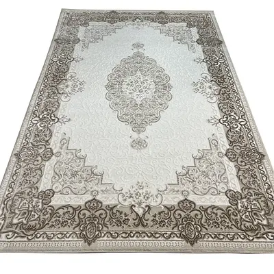 Килим із сучасним дизайном Solano beige / BROWN 8549A